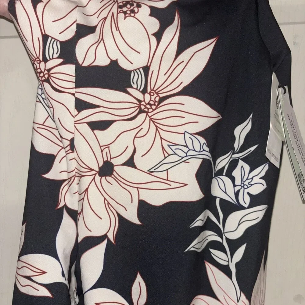 Sanctuary Women's Dark Floral Night In The Jungle One Piece Swimsuit Size S